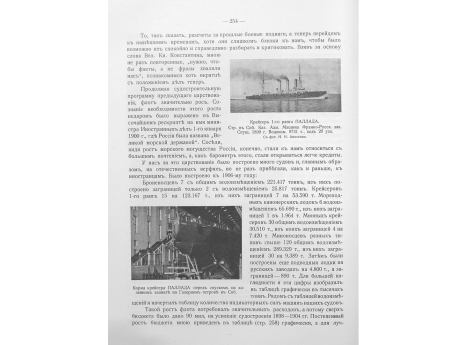 Крейсер 1-го ранга ПАЛЛАДА. Строился в Спб. Машина Франко-Русского завода. Спущен 1899 г.