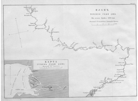 Копия с чертежа о сожжении голландских флейтов у Гельсингфорса в 1713 году