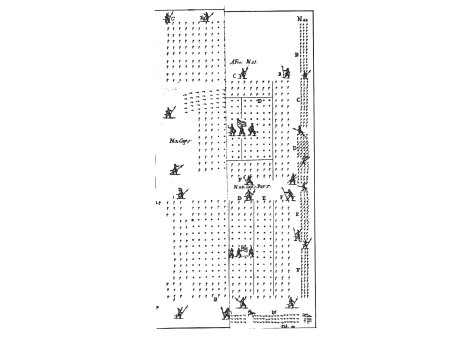 Иллюстрация построения копейщиков и пикинеров.
