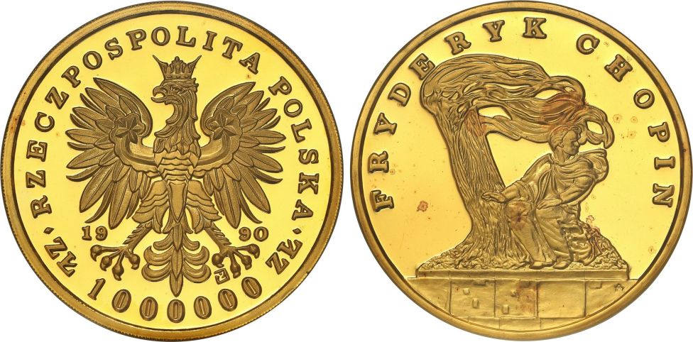Польская золотая монета