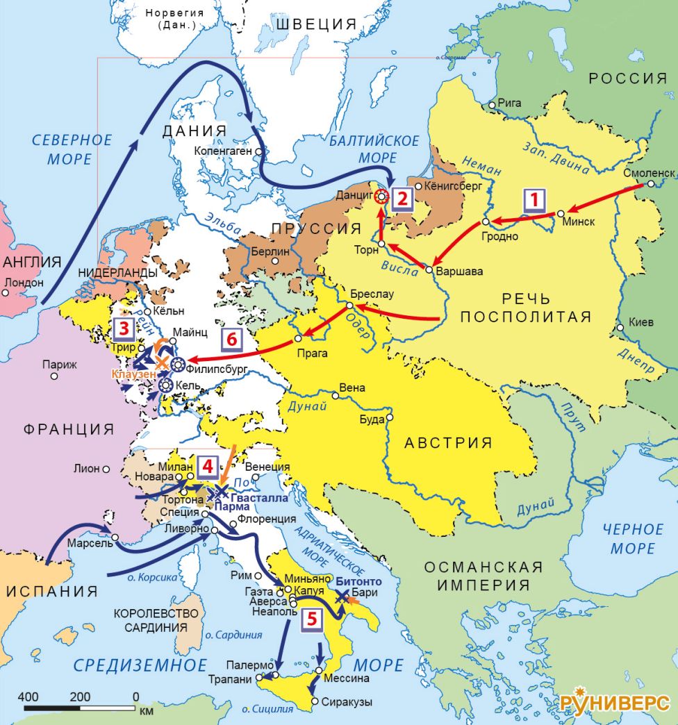 Война за польское наследство 1733–1735 гг.