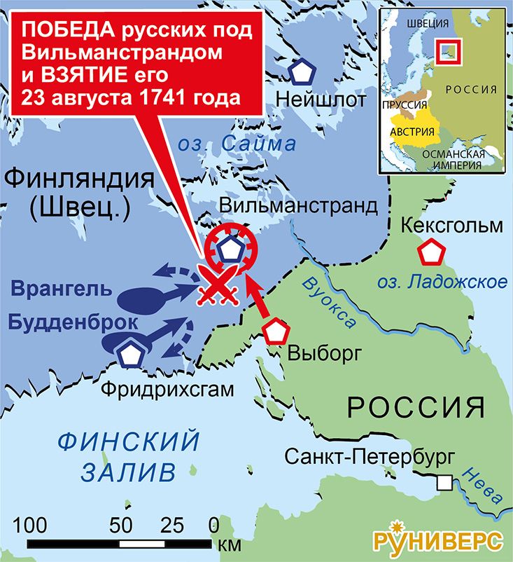 Русско-шведская война 1741—1743 гг. Кампания 1741 г.