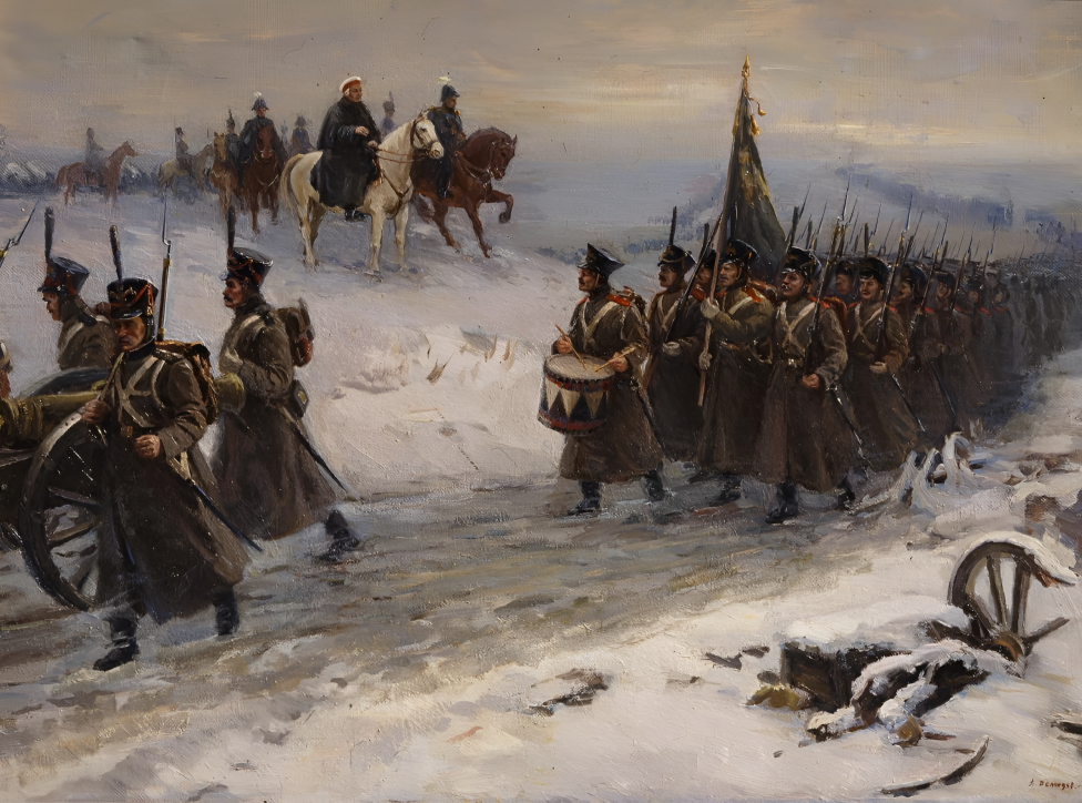 Переправа русской армии через Неман в декабре 1812 года