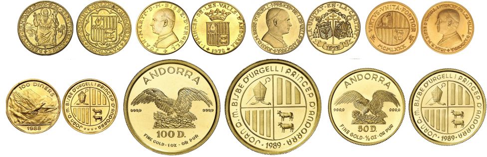 Монеты Андорры