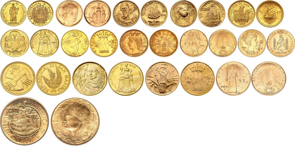 Монеты Сан-Марино