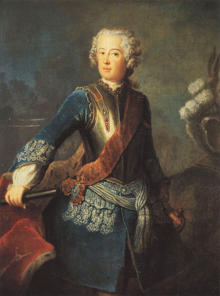 Кронпринц Фридрих, 1736. Будущий король Пруссии Фридрих Великий