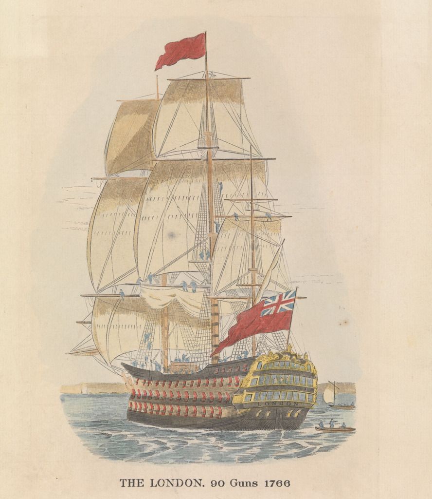 98-пушечный корабль «Лондон»