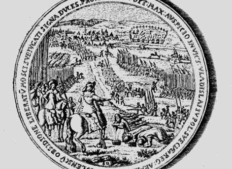 Польская памятная медаль в честь побед Владислава IV в Смоленской войне. 1636 год