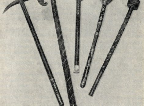 Клевец, топор, шестопер и две булавы. XVII век