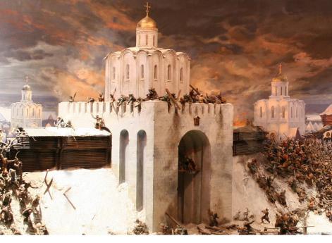 Решающий штурм Владимира войсками хана Батыя в 1238 году