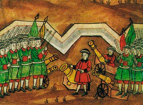 Военные учения у села Колоемнского и деревни Кожухово