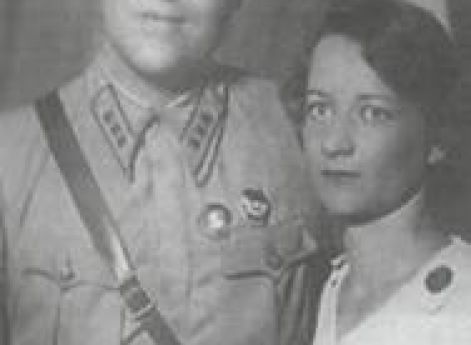 Артур Спрогис с женой Еленой Паршиной