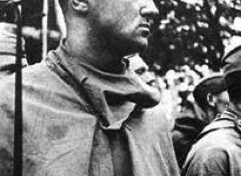 Рядовой 201-й Латышской стрелковой дивизии Вейстур Зултерс (Viesturs Zulters). Осень 1941 г.