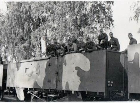 Латвийский бронепоезд. 1938 г.