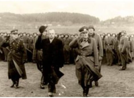 Торжественная присяга литовских добровольцев на верность фюреру и Рейху