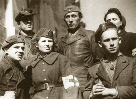 Партизаныотряда «Мститель» в Вильнюсе. 13 июля 1944 г.