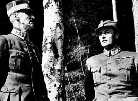 Король Норвегии Хокон VII и кронпринц Олаф.