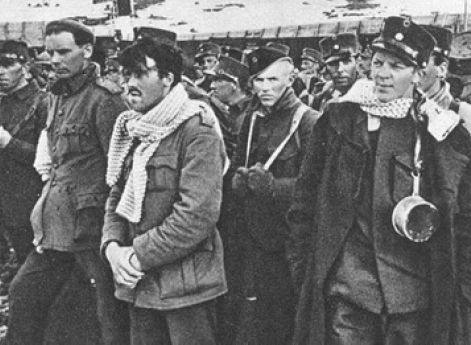 Норвежские солдаты в германском плену. Лето 1940 г.