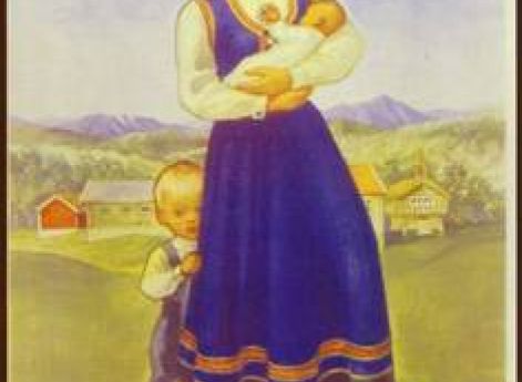 Агитационный плакат в оккупированной Норвегии