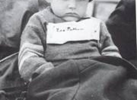 Эвакуация детей из прифронтовой зоны. Весна 1944 г.