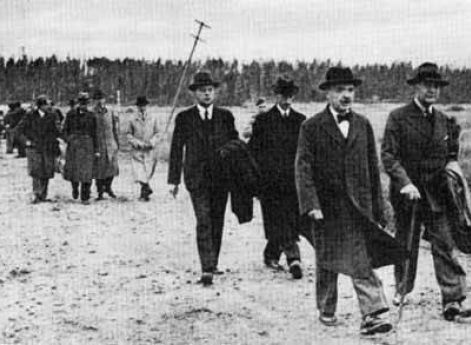 Финская делегация по заключению перемирия. Сентябрь 1944 г.