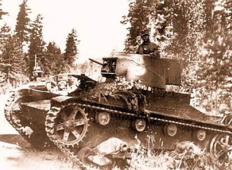 Танк Vickers Mk E в финской армии. Лето 1939 г.