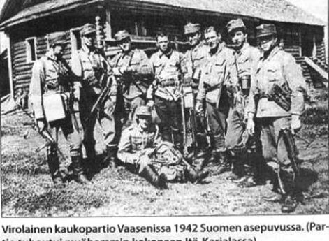 Эстонские добровольцы в финской армии.