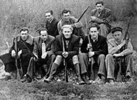 Бойцы эстонского истребительного батальона. Июль 1941 г.