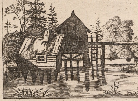 Иллюстрация к 9-му уроку «О ноге» из учебника рисования XVIII века