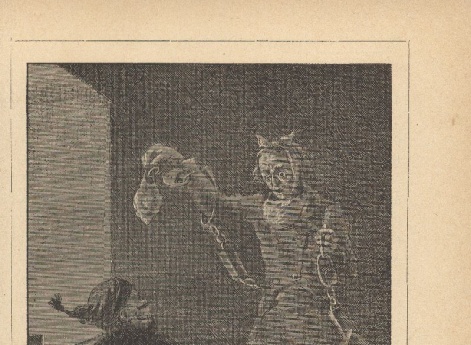 Скрудж бросился на колени и закрыл лицо руками…