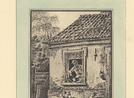 Иллюстрация к басне «Собачья дружба» в книге