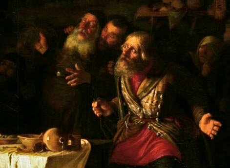 Бегство Григория Отрепьева из корчмы на литовской границе  (сцена из «Бориса Годунова» А.С. Пушкина)