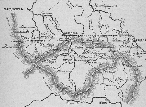 Театр военных действий в кампанию 1757 года.