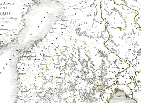 Генеральная карта Северной части Финляндии, служащая дополнением к Театру великой войны на Севере с 1700 по 1721 год