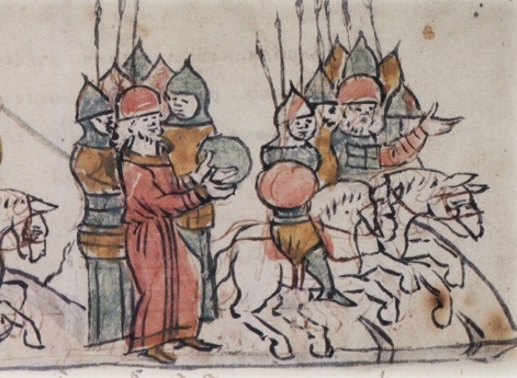 Гибель Изяслава Ярославича Киевского в бою у села Нежатиной Нивы от удара копьем в спину; бегство Олега Святославича в Тмутаракань