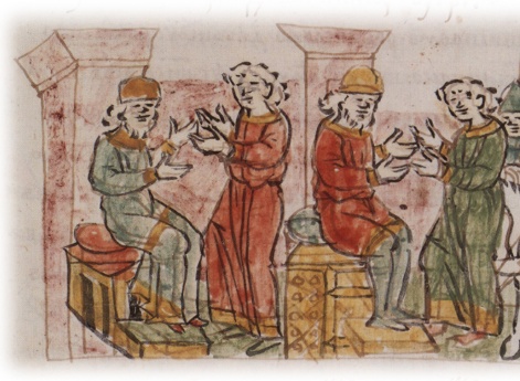 Отказ Юрия Владимировича Долгорукого (Киевского) в выделении земель Изяславу Мстиславичу; обращение Изяслава Мстиславича за помощью в Венгрию и Польшу; приход венгерского войска к Изяславу.