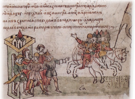 Сдача города Торжка и пленение Ярополка Ростиславича Торжковского Всеволодом Юрьевичем Владимирским; возвращение войск во Владимир после похода на Торжок.