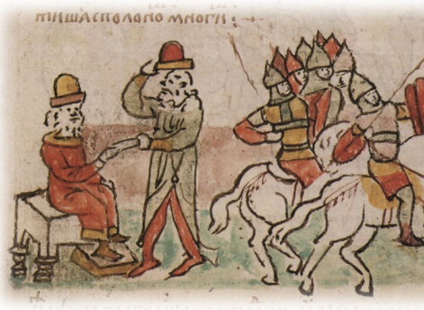 Отправление Всеволодом Юрьевичем Владимирским воеводы в поход; поход владимирского и Городецкого войска в Волжскую Болгарию.