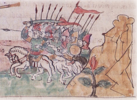 Подступ к городу Переяславцу и его взятие Святославом Игоревичем.