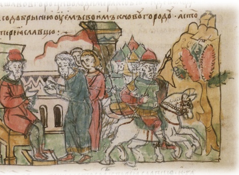 Княжение Владимира Святославича в Новгороде; отъезд Святослава Игоревича в Переяславец. (?)