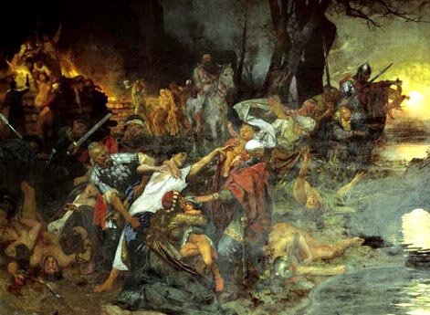 Святослав  у стен Доростола в 971 году