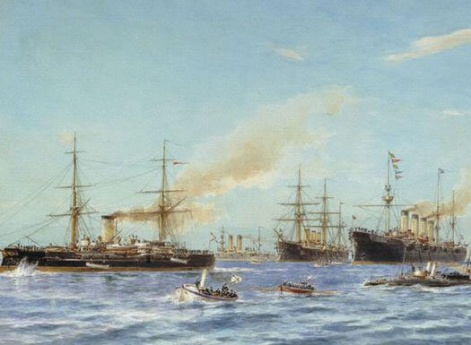 Корабли, построенные в 1883-1896 годах на Балтийском судостроительном и Механическом заводе в Санкт-Петербурге корабельным инженером Н.Е.Титовым. 