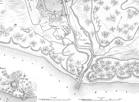Осады крепостей. Изобр.2. Осада крепости Кольберг, произведенная русскими войсками в 1760 году