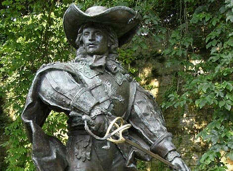 Памятник Д’ Артаньяну на месте его гибели в Маастрихте