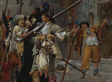 Перекличка после грабежа