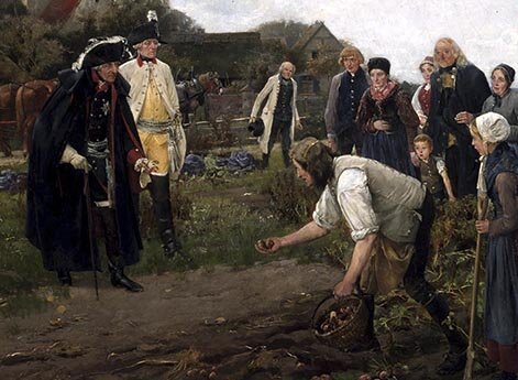 Король повсюду: Фридрих&nbsp;II проверяет урожай картофеля