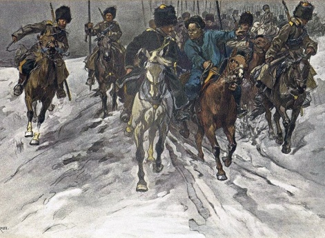 Из набега генерала Мищенко на Инкоу: отряд забайкальских казаков с переводчиком