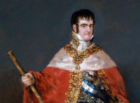 Фердинанд VII испанский в его государственных одеждах