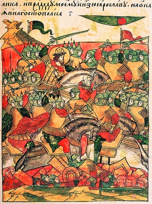 Разгром Александром Ярославичем немецких крестоносцев на Чудском озере