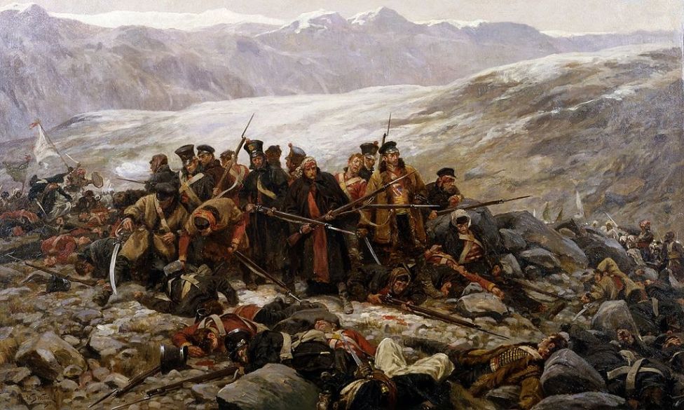Бой арьергарда британцев с афганцами